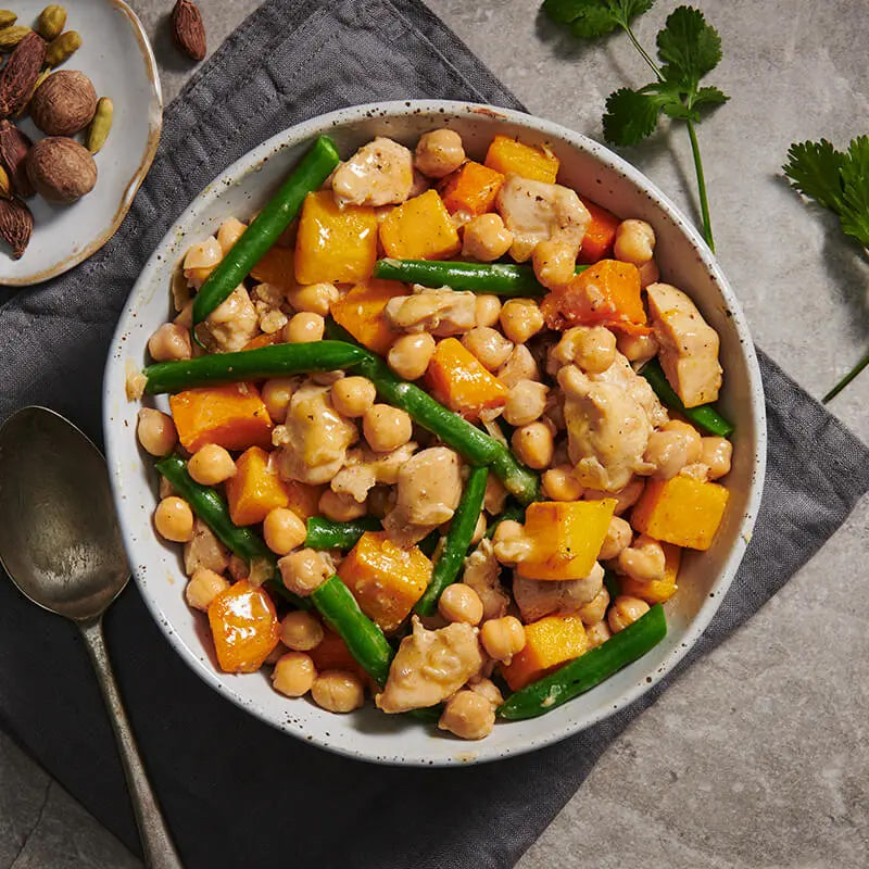 My Muscle Chef - Chicken & Chickpea Korma - with Pumpkin & Green Beans | Harris Farm Online