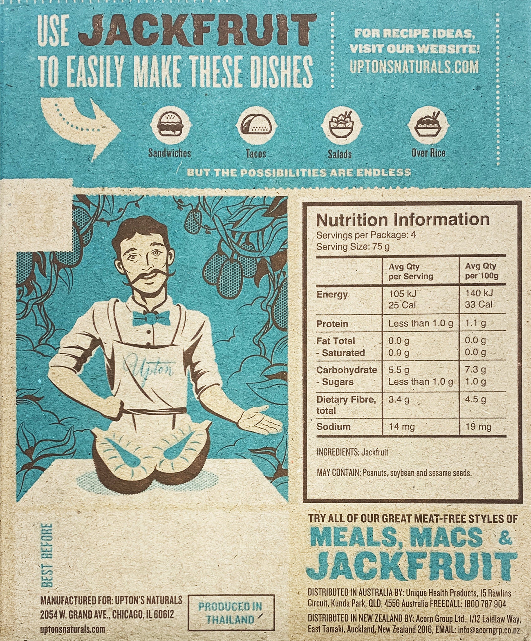 Upton's Naturals Original Jackfruit | Harris Farm Online