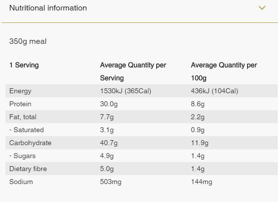 Fitness Outcomes Grass Fed Beef Curry with Brown Rice and Green Beans 350g