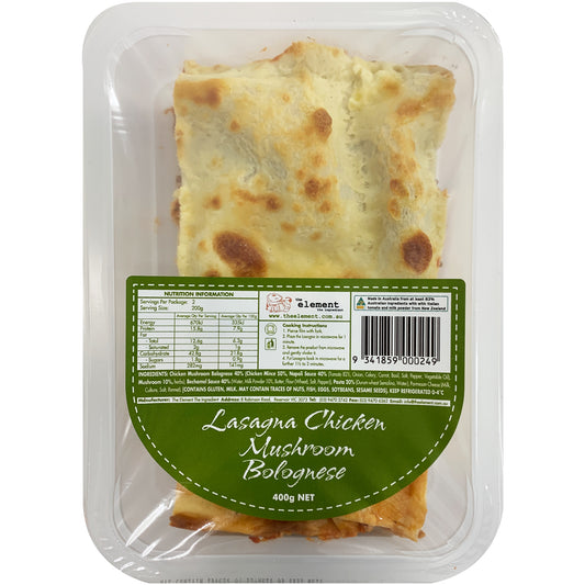 The Element Lasagna Chicken Mushroom Bolognese | Harris Farm Online