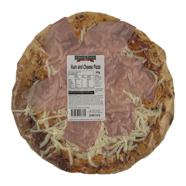 Harris Farm Pizza Ham and Cheese 390g