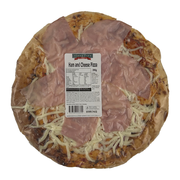 Harris Farm Pizza Ham and Cheese 390g Harris Farm Markets