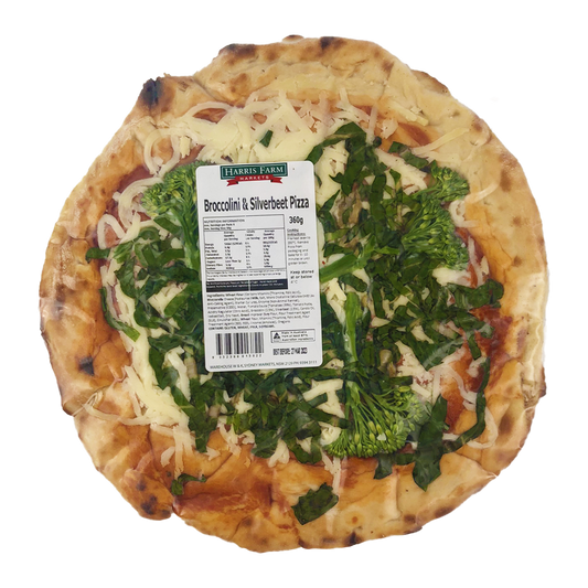 Harris Farm Pizza Broccolini and Silverbeet 360g