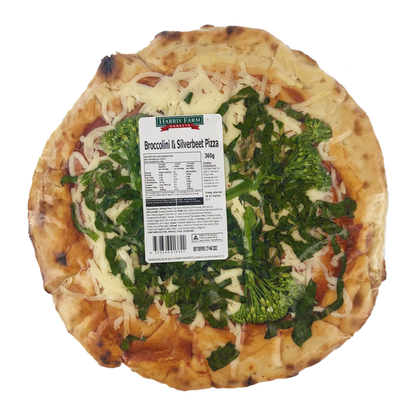 Harris Farm Pizza Broccolini and Silverbeet 360g