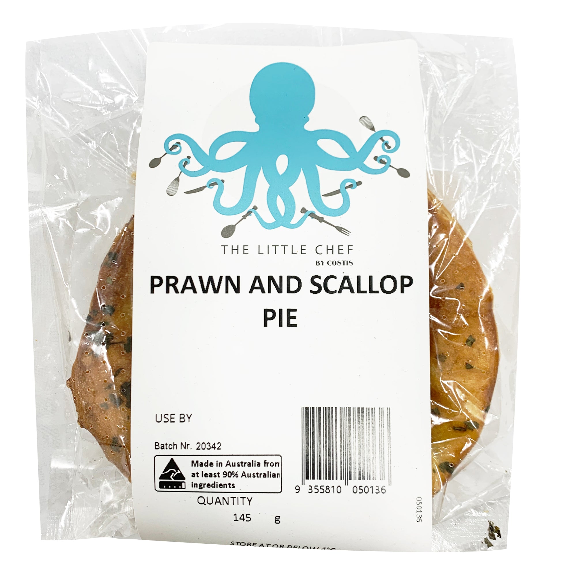 The Little Chef By Cortis Prawn and Scallop Pie | Harris Farm Online