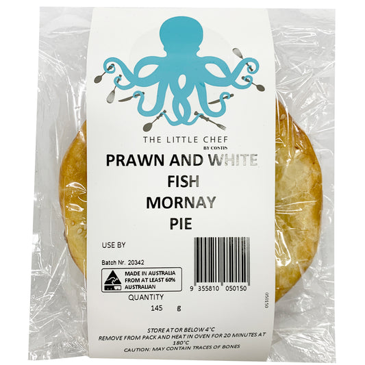 The Little Chef By Cortis Prawn and White Fish Mornay Pie  | Harris Farm Online
