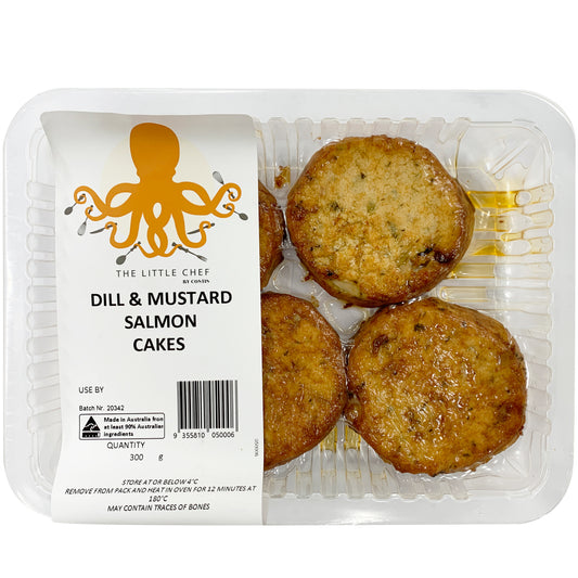 The Little Chef By Costi Dill and Mustard Salmon Cake 300g