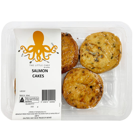 The Little Chef By Cortis Salmon Cakes | Harris Farm Online