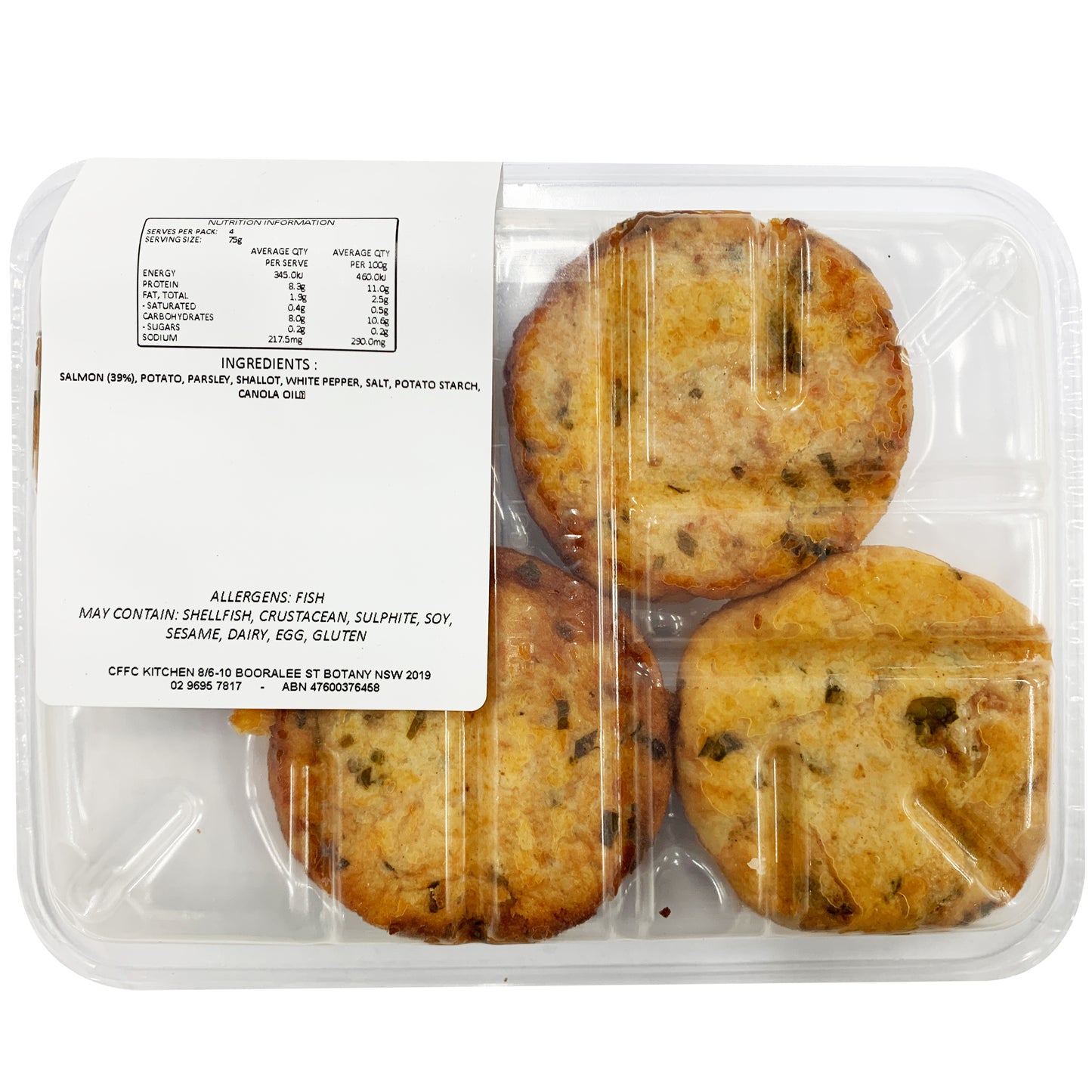 The Little Chef By Cortis Salmon Cakes | Harris Farm Online