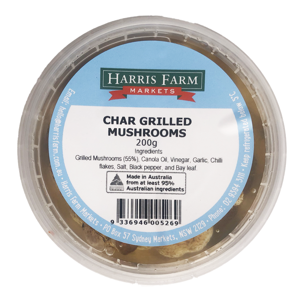 Harris Farm Chargrilled Mushrooms 200g