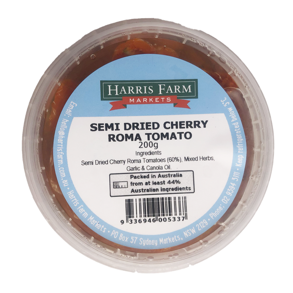 Harris Farm Semi Dried Cherry Roma Tomato 200g