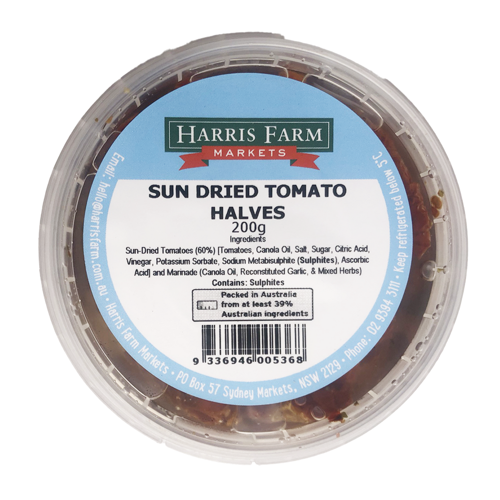 Harris Farm Sun Dried Tomato Halves 200g Harris Farm Markets