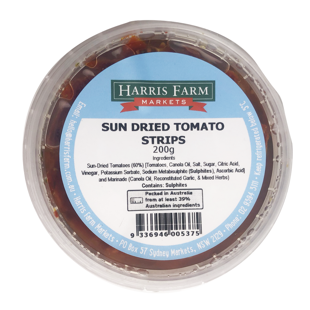 Harris Farm Sun Dried Tomato Strips 200g Harris Farm Markets