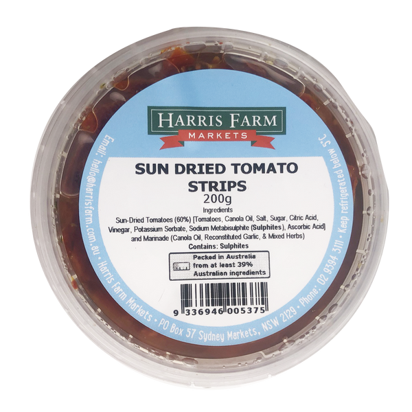 Harris Farm Sun Dried Tomato Strips 200g Harris Farm Markets