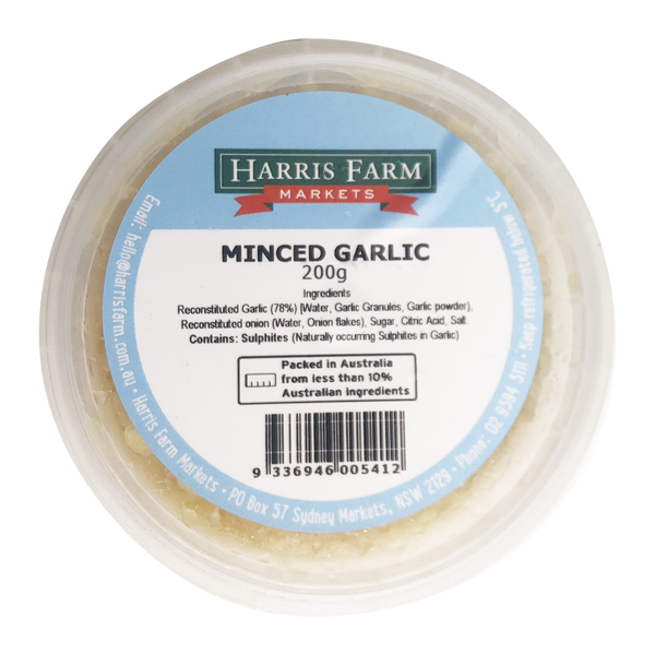 Harris Farm Minced Garlic 200g