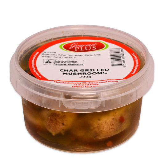 Gourmet Plus Char Grilled Mushrooms 200g | Harris Farm Online