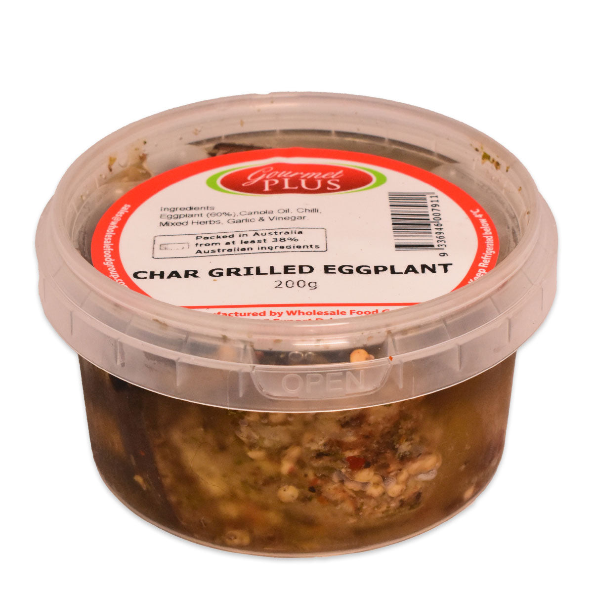 Gourmet Plus Char Grilled Eggplant 200g | Harris Farm Online