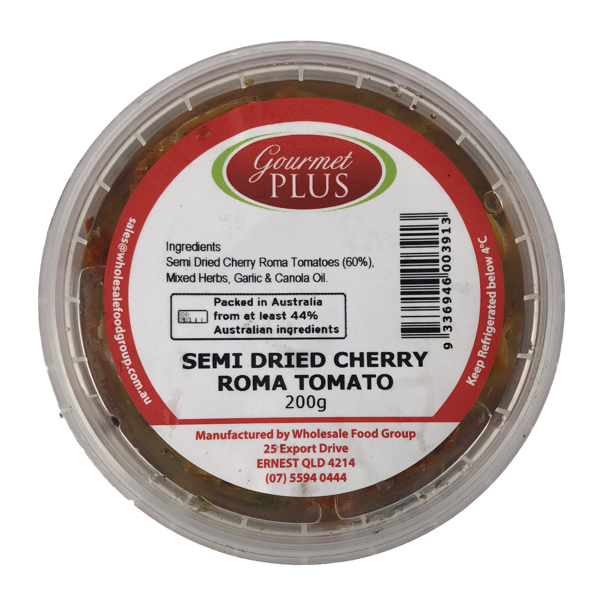 Gourmet Plus Semi Dried Cherry Tomato 200g