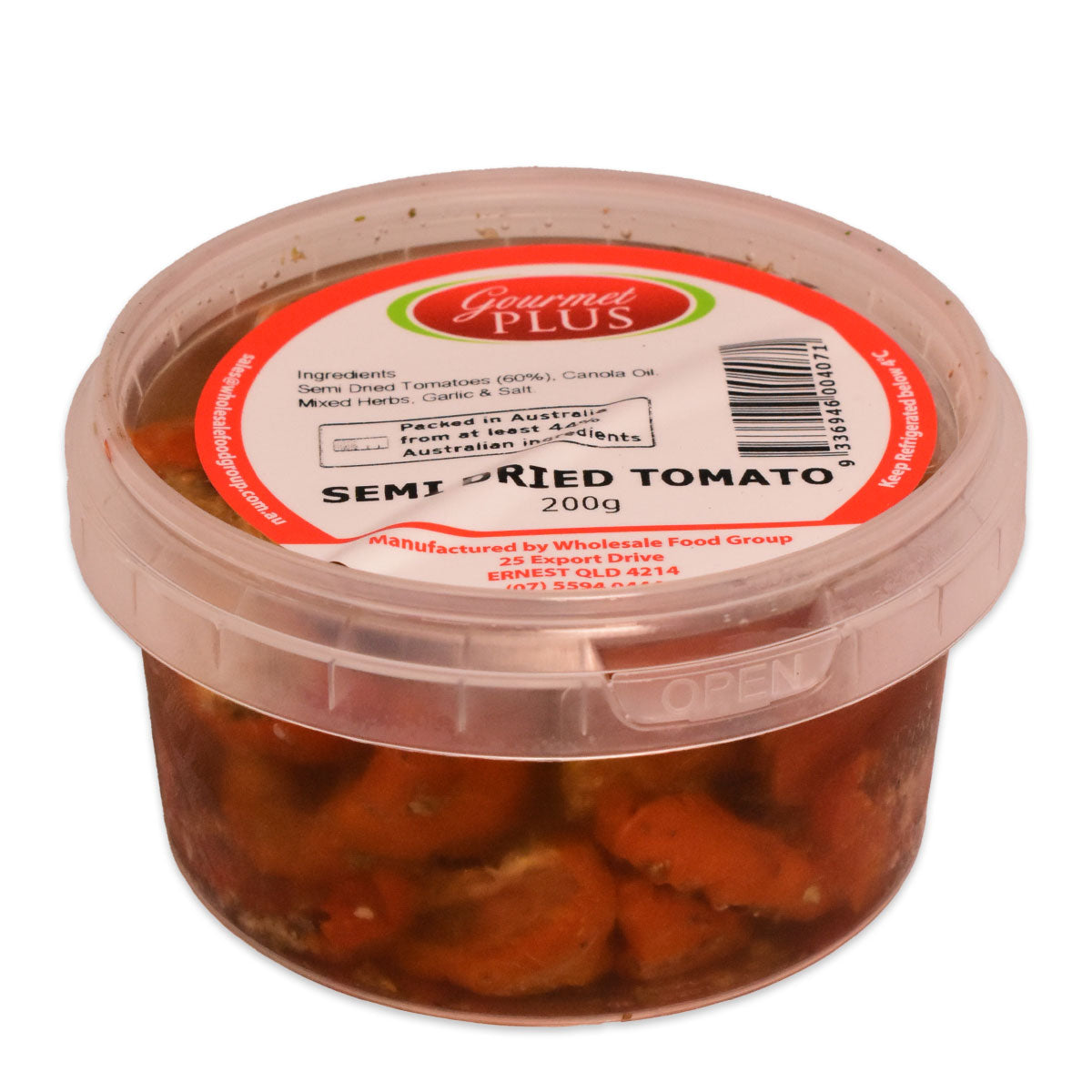 Gourmet Plus Semi Dried Tomato 200g | Harris Farm Online