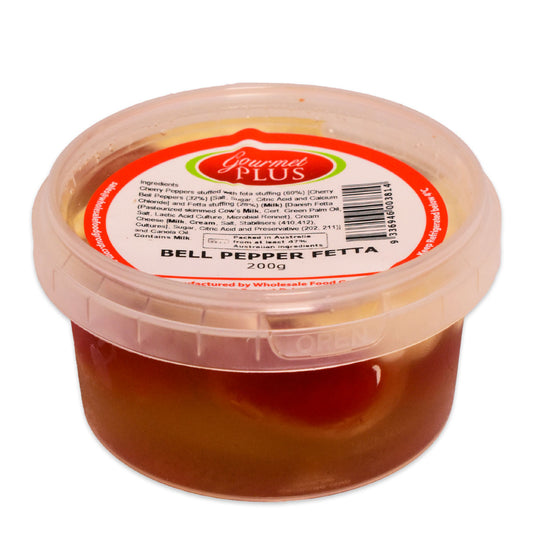 Gourmet Plus Bell Pepper Filled With Fetta 200g | Harris Farm Online 