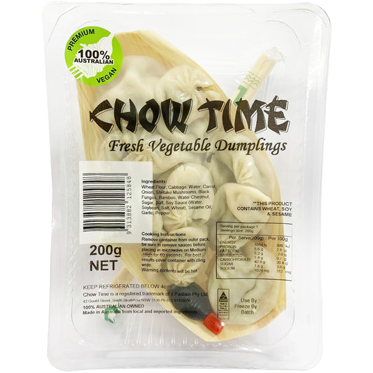 Chowtime Vegan Dumplings | Harris Farm Online