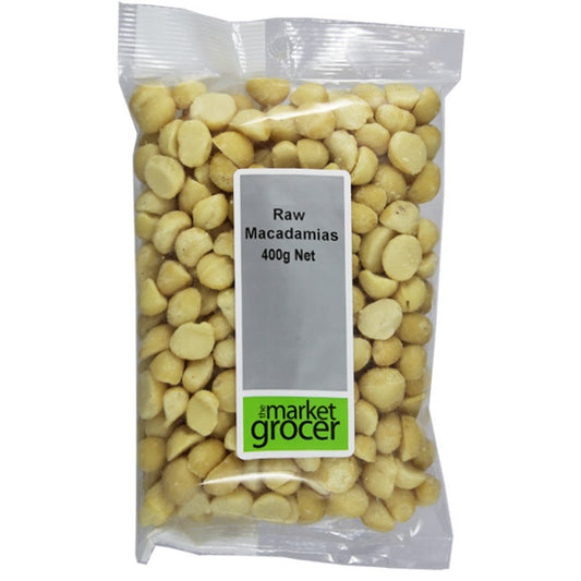 Macadamia Raw 400g Market Grocer , Grocery-Nuts - HFM, Harris Farm Markets
