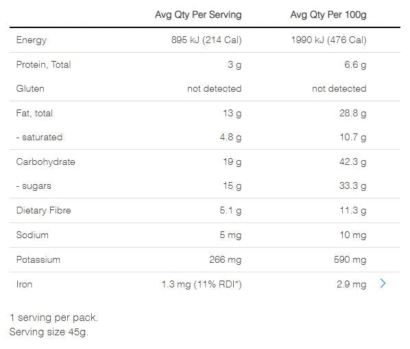 Blue Dinosaur Apple Pie Paleo Bar | Harris Farm Online