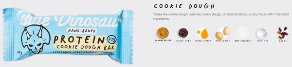 Blue Dinosaur Cookie Dough Protein Bar | Harris Farm Online