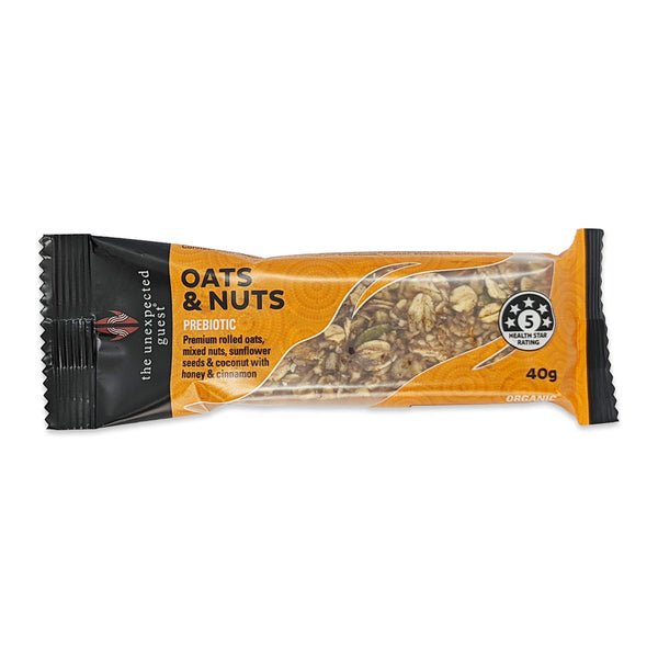 The Unexpected Guest Oat and Nuts Bar 40g | Harris Farm Online
