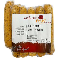 Natural Pulse Original Umami Vegan Sausages | Harris Farm Online