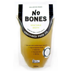 No Bones Organic Vegetable Broth 500ml