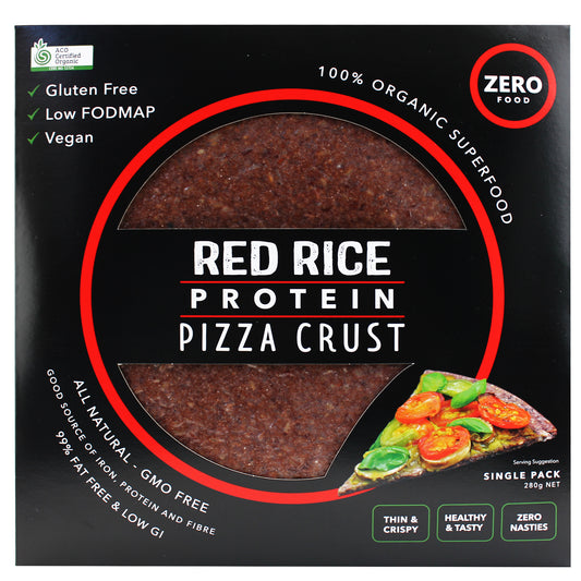Zero Food Red Rice Protein Pizza Crust | Harris Farm Online