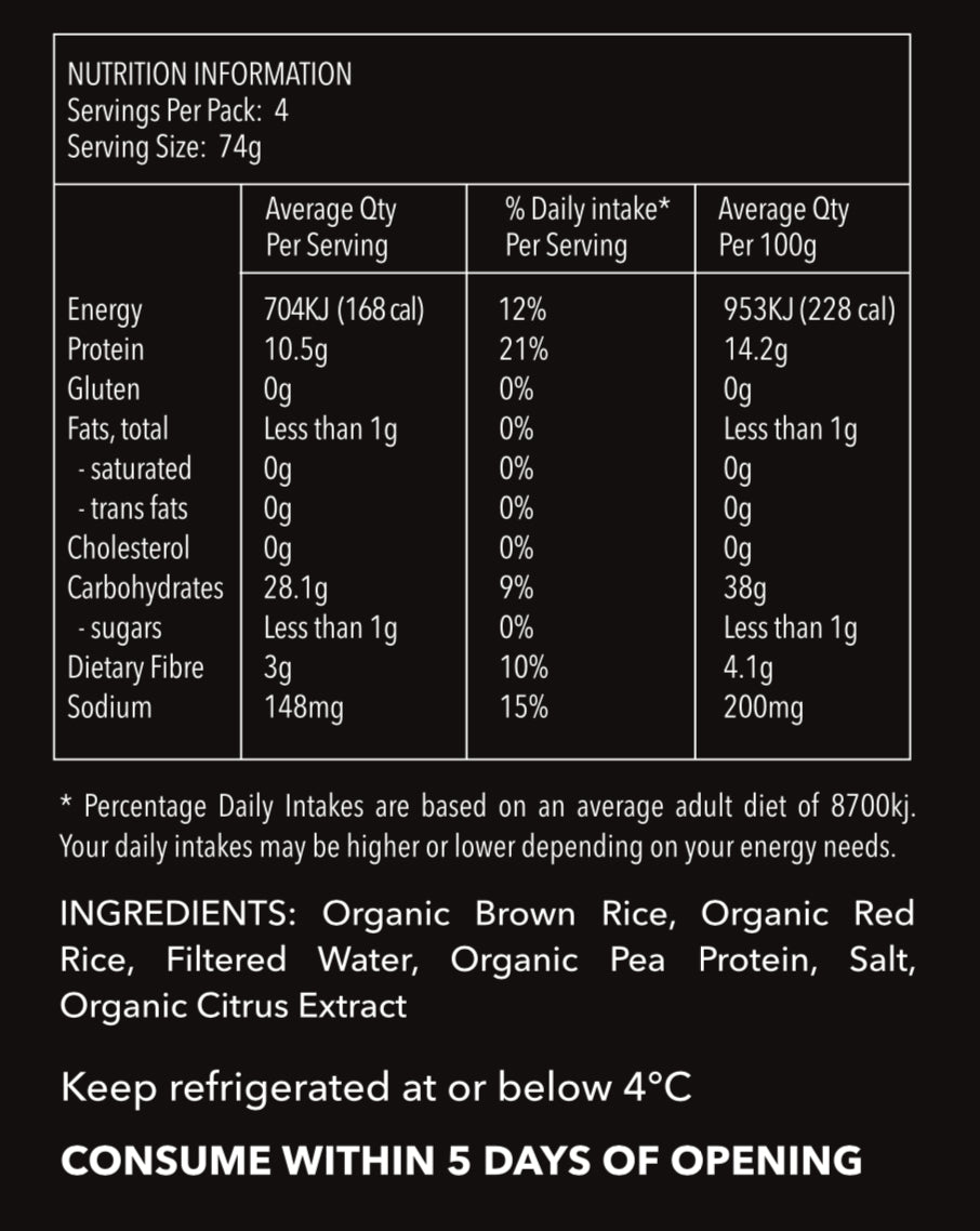 Zero Food Red Rice Protein Toasties | Harris Farm Online
