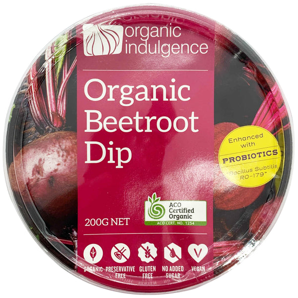 Organic Indulgence Organic Beetroot Dip | Harris Farm Online