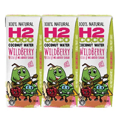 H2Coco - Coconut Water - Wildberry (3 x 200mL)