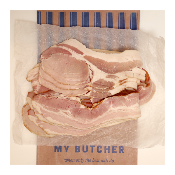 Butcher Smoked Bacon Rashers 400-600g