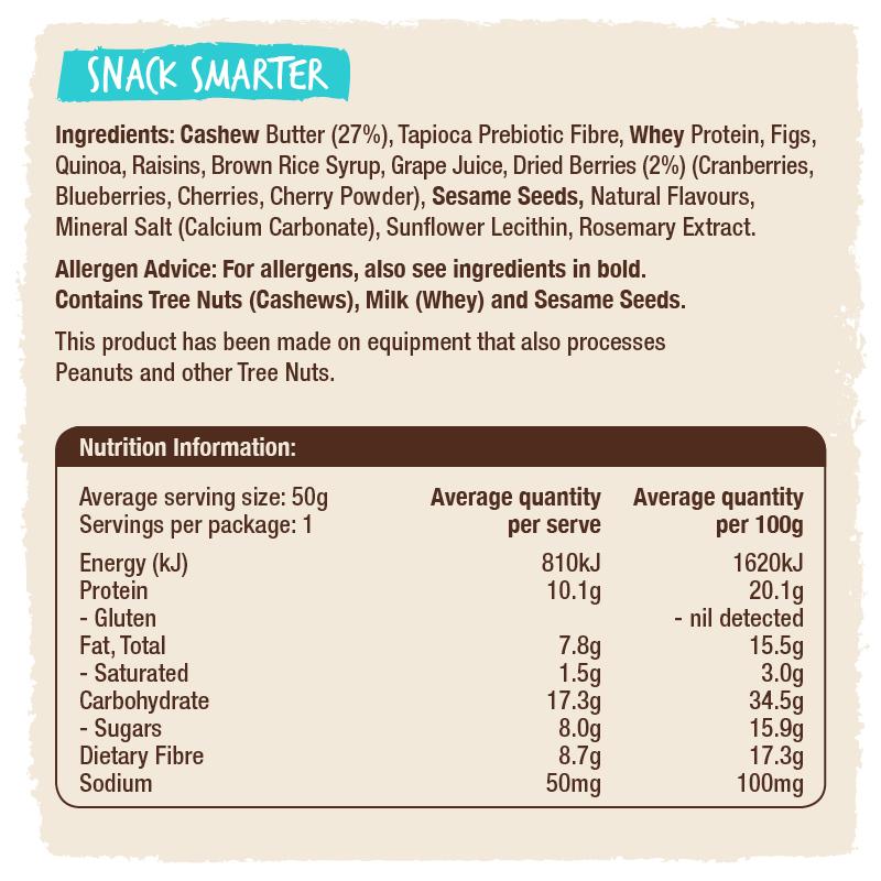 Bounce - Nut Butter Bar - Berry (50g)