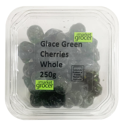 The Market Grocer Glace Green Cherries Whole | Harris Farm Online