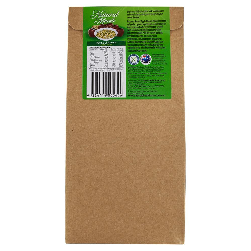 Kuranda Muesli Apple 500g , Grocery-Cereals - HFM, Harris Farm Markets
 - 2