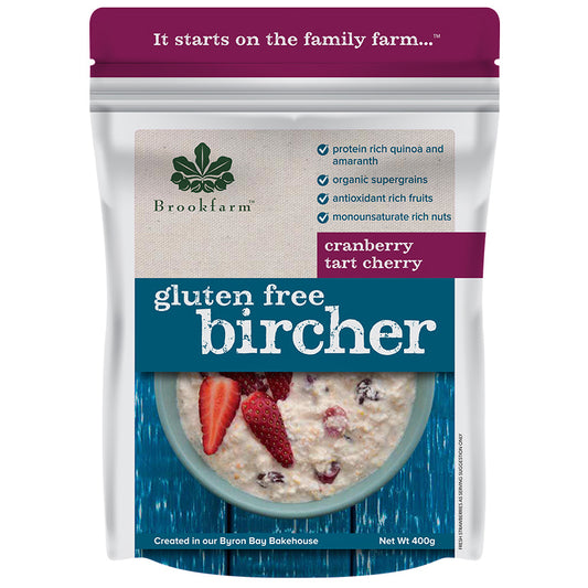 Brookfarm Muesli Gluten Free Bircher Cranberry Tart Cherry | Harris Farm Online