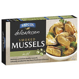 Safcol Delicatessen Smoked Mussels in Oil 85g