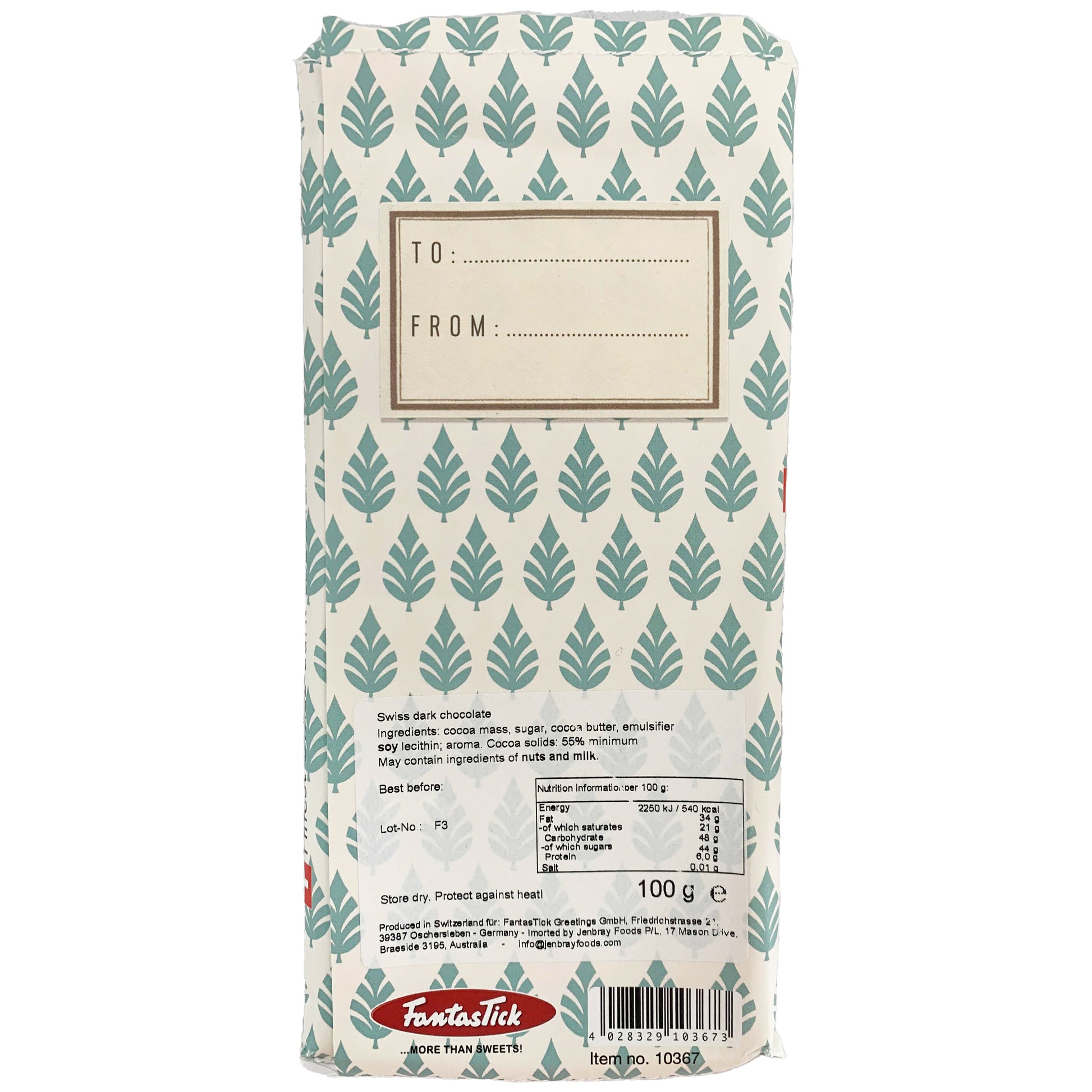 Fantastick Dark Chocolate Vintage For You | Harris Farm Online