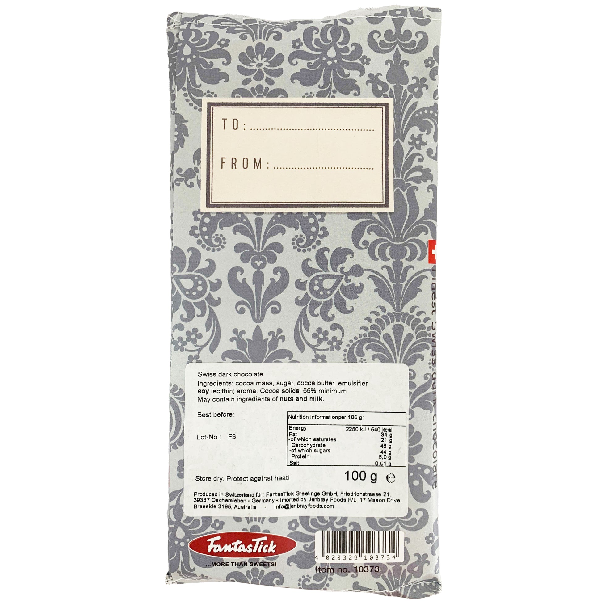 Fantastick Dark Chocolate Vintage Thank You | Harris Farm Online