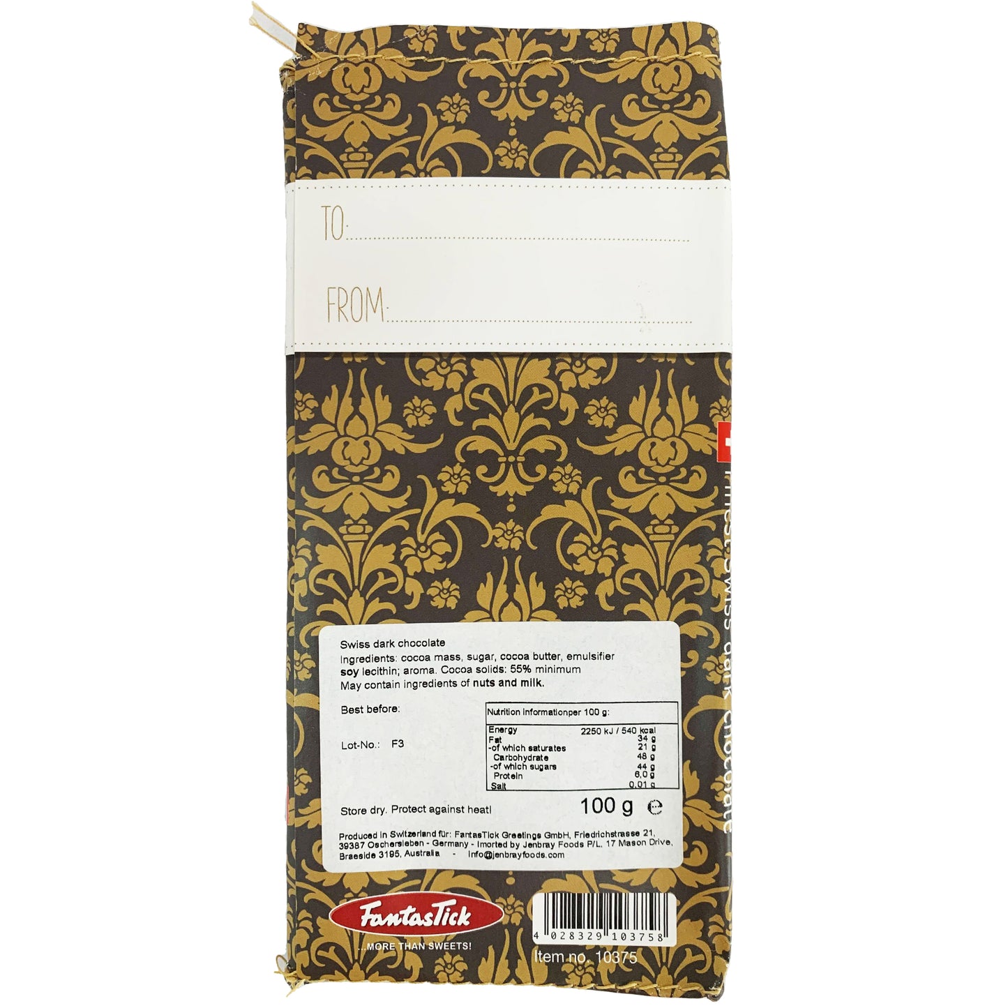 Fantastick Dark Chocolate Vintage Best Wishes | Harris Farm Online