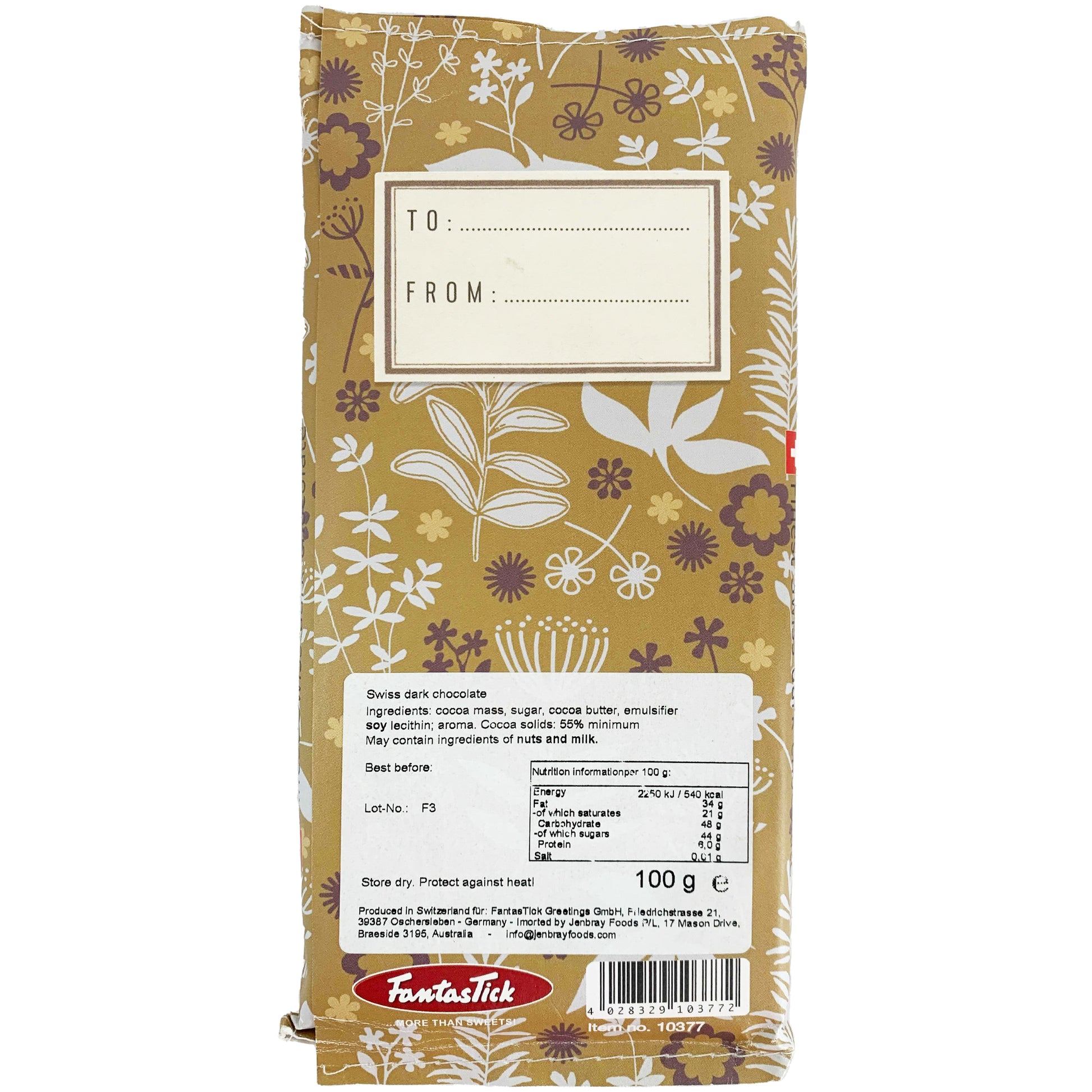 Fantastick Dark Chocolate Vintage For Someone Special | Harris Farm Online