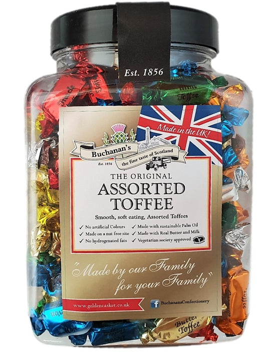 Buchanans Assorted Toffee Jar 1kg