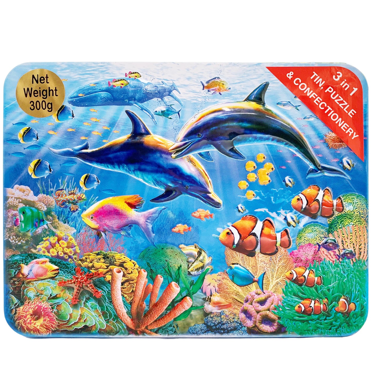 Churchill's Sea Life Jellies Puzzle Tin | Harris Farm Online