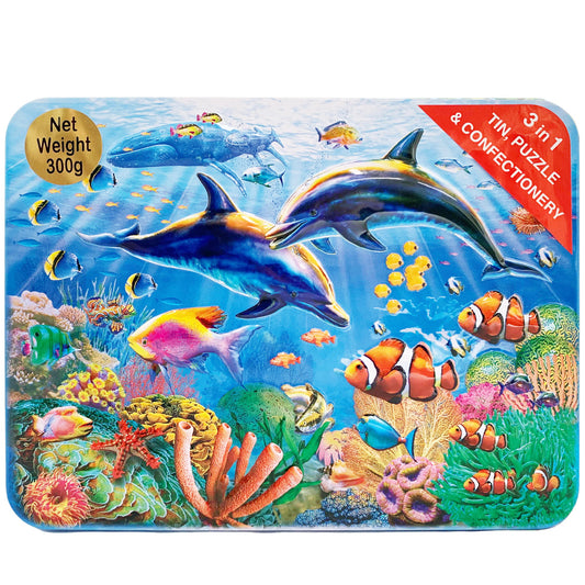 Churchill's Sea Life Jellies Puzzle Tin | Harris Farm Online