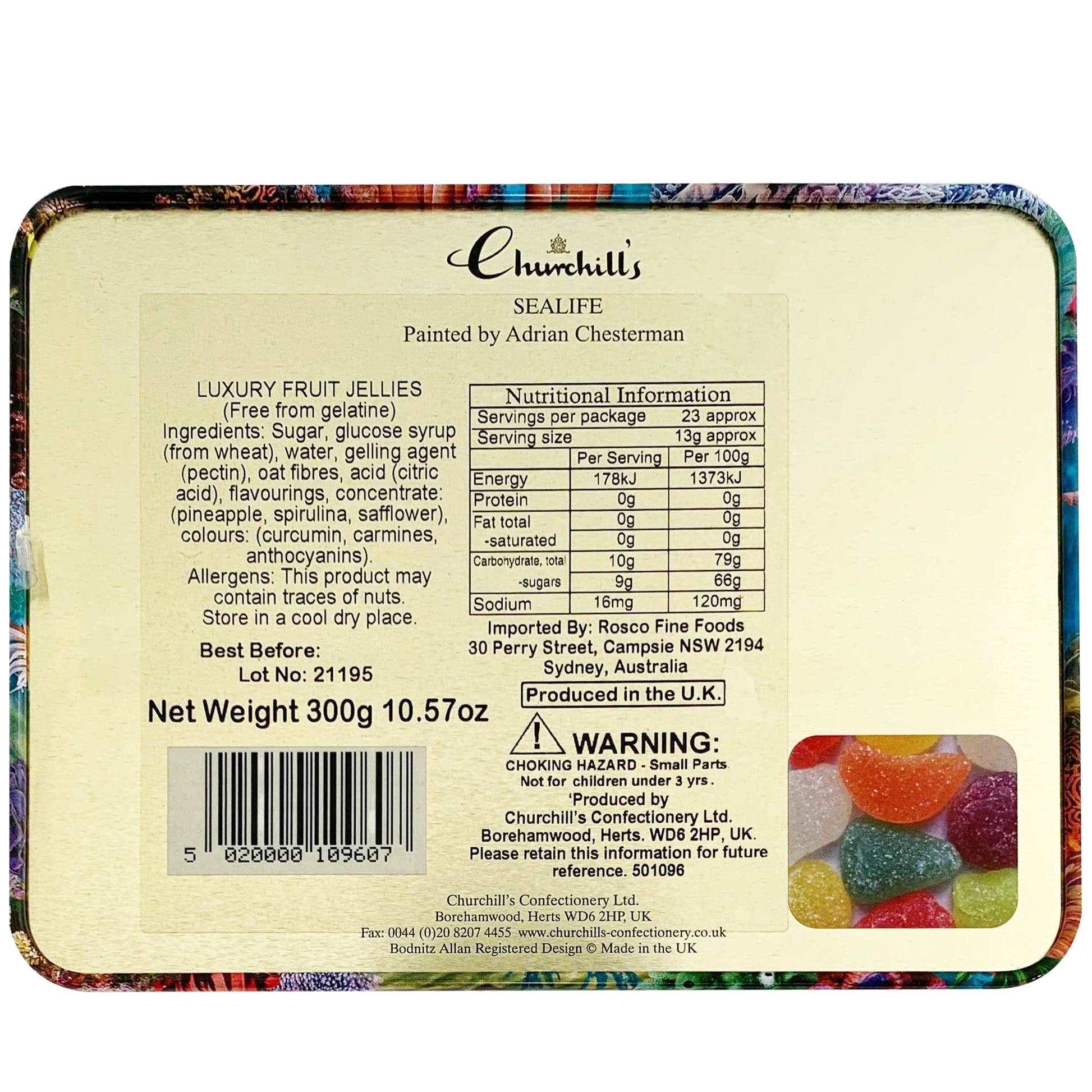 Churchill's Sea Life Jellies Puzzle Tin | Harris Farm Online