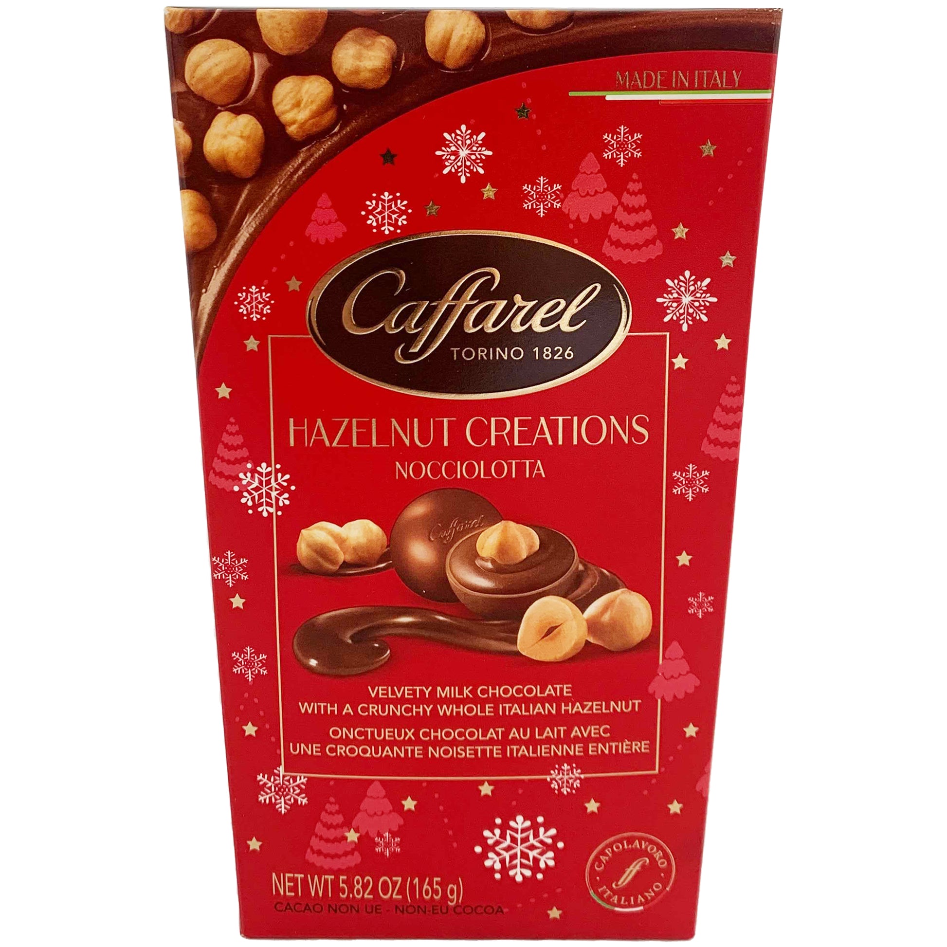 Caffarel Milk Chocolate Hazelnut Creations Nociolotta Gift Box | Harris Farm Online
